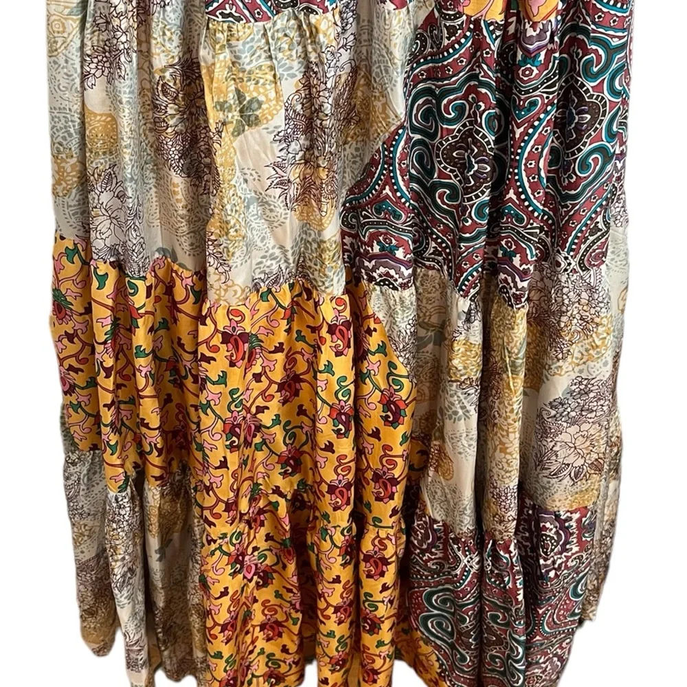 Sundance Bohemian Silk Maxi Dress - Picture 11 of 12